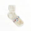 Stella Accessories Boys Ivory Cotton Socks - Size 2 (EU.23/24)