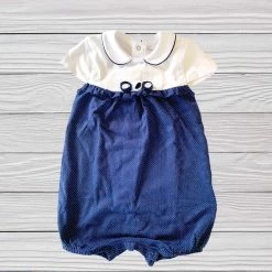 Mayoral Navy And White Rosette Jumper