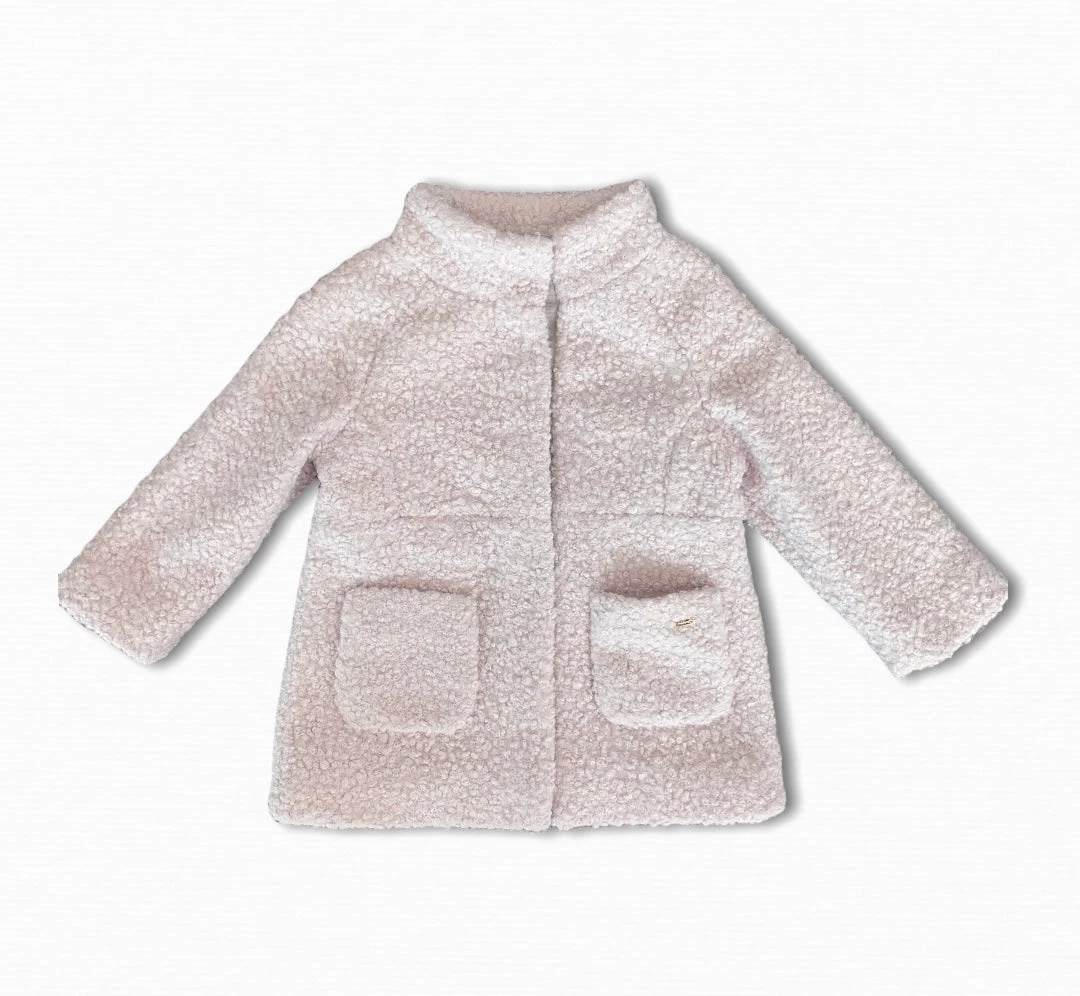 Mayoral Blush Pink Coat Mini Girls 3 Mayoral Blush Pink Coat Mini Girls