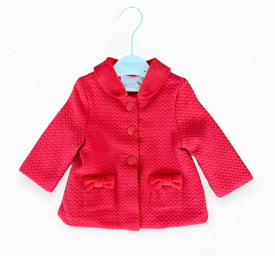 Mayoral Girls Red Coat 3 Mayoral Girls Red Coat