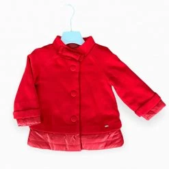 Mayoral Cherry Red Winter Coat Girls