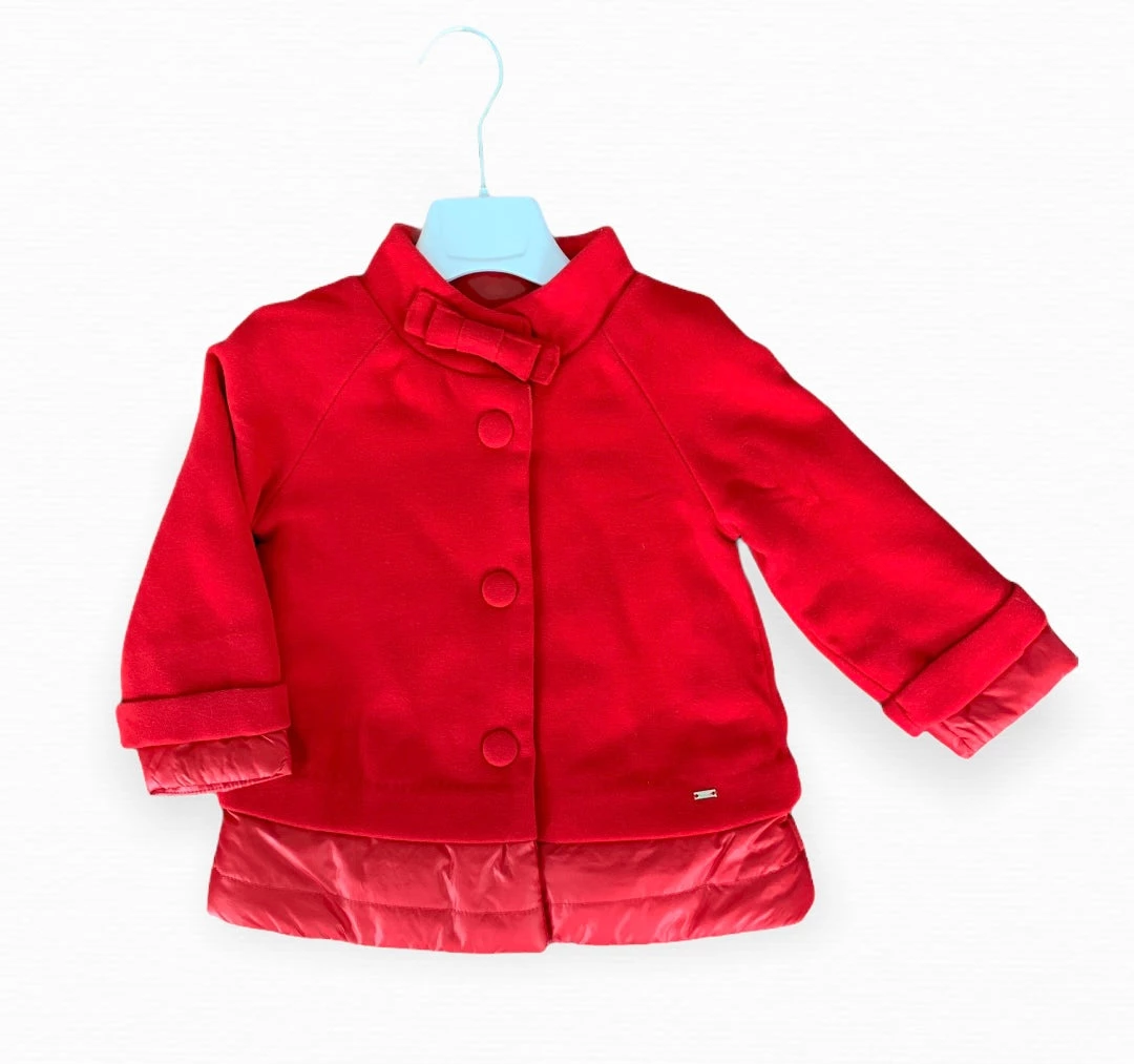 Mayoral Cherry Red Winter Coat Girls 3 Mayoral Cherry Red Winter Coat Girls
