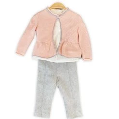 Mayoral 3 Piece Pink And Silver Ensemble