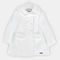 Mayoral Structured Off-White Coat Baby