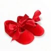 Mayoral Velvet Red Ballerina Shoe Girls