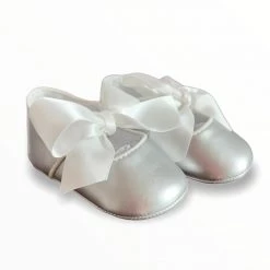 Mayoral Silver Ballerina Shoe