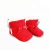 Mayoral Red Knit Booties