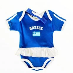 KaterinasDesigns Greece Flag Girl Onesie Gifts