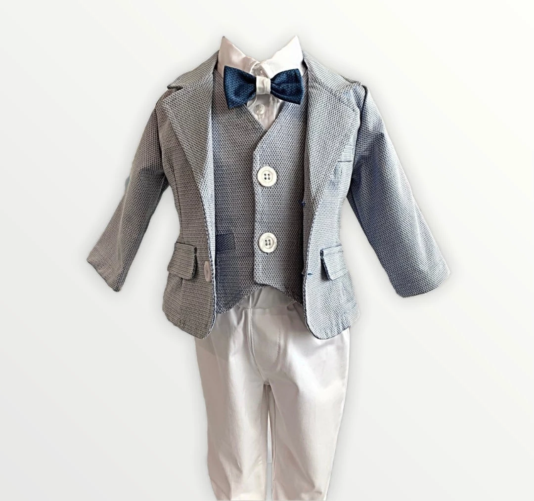 KaterinasDesigns Blue Baptismal Suit Boys Baptismal 4 KaterinasDesigns Blue Baptismal Suit Boys Baptismal