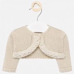 Mayoral Baby Rebeca’s Golden Ceremony Cardigan