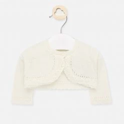 Mayoral Rebeca’s Off White Ceremony Cardigan Baby