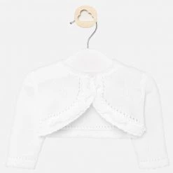 Mayoral Baby Rebecas White Ceremony Cardigan