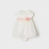 Mayoral Girls Off-White Linen Blossom Dress