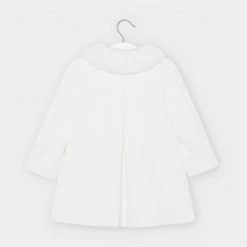 Mayoral Structured Off-White Coat Baby
