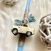 KaterinasDesigns Retro Car Easter Candle