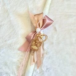KaterinasDesigns Rose Gold Diamond Ballerina Easter Candle