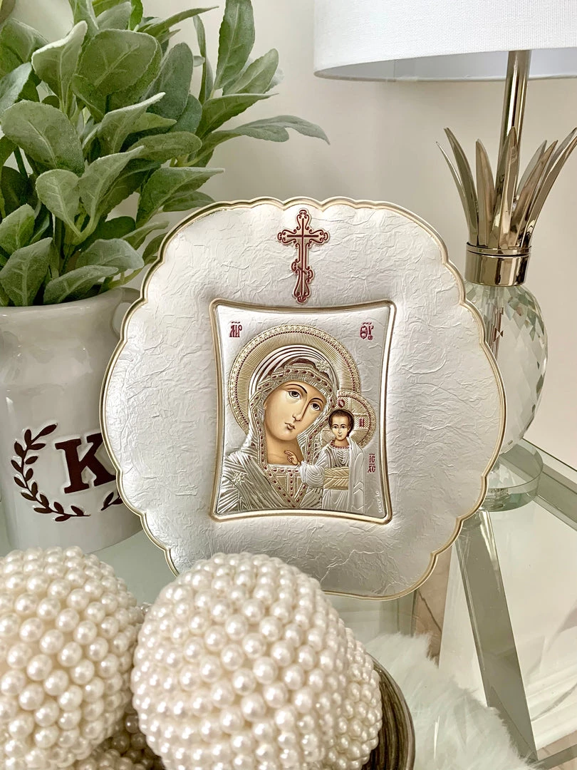 KaterinasDesigns Icons Virgin Mary Icon 28.1 X 28 Cm 3 KaterinasDesigns Icons Virgin Mary Icon 28.1 X 28 Cm