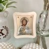 KaterinasDesigns Gold Christ Icon 18.6x15.8 Icons