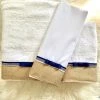 KaterinasDesigns Beige And Navy Striped Ladopano Set