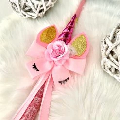 KaterinasDesigns Pink Unicorn Easter Candle Easter Candles