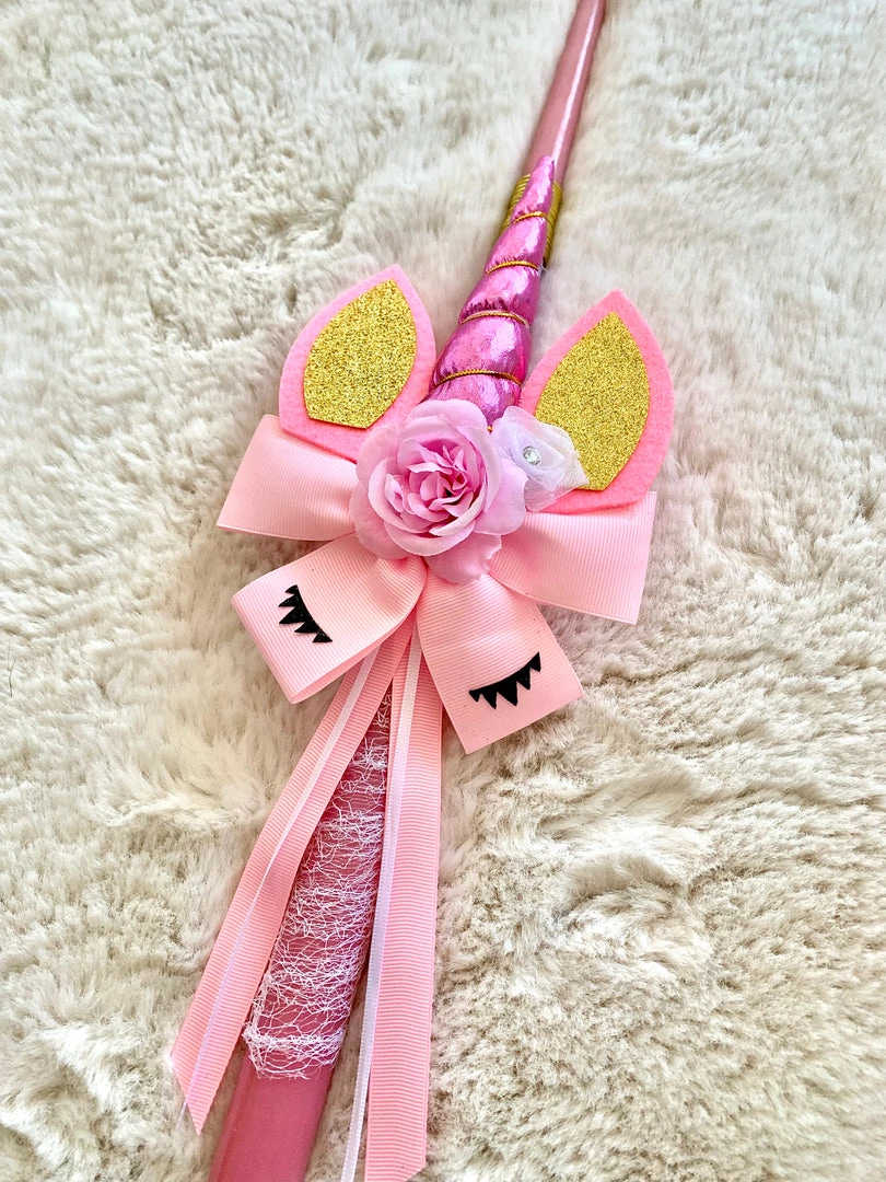 KaterinasDesigns Pink Unicorn Easter Candle Easter Candles 4 KaterinasDesigns Pink Unicorn Easter Candle Easter Candles