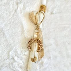 KaterinasDesigns Gold Crystal Vine Easter Candle