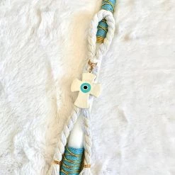 KaterinasDesigns Easter Candles Blue Cross Mati Gouri Easter Candle