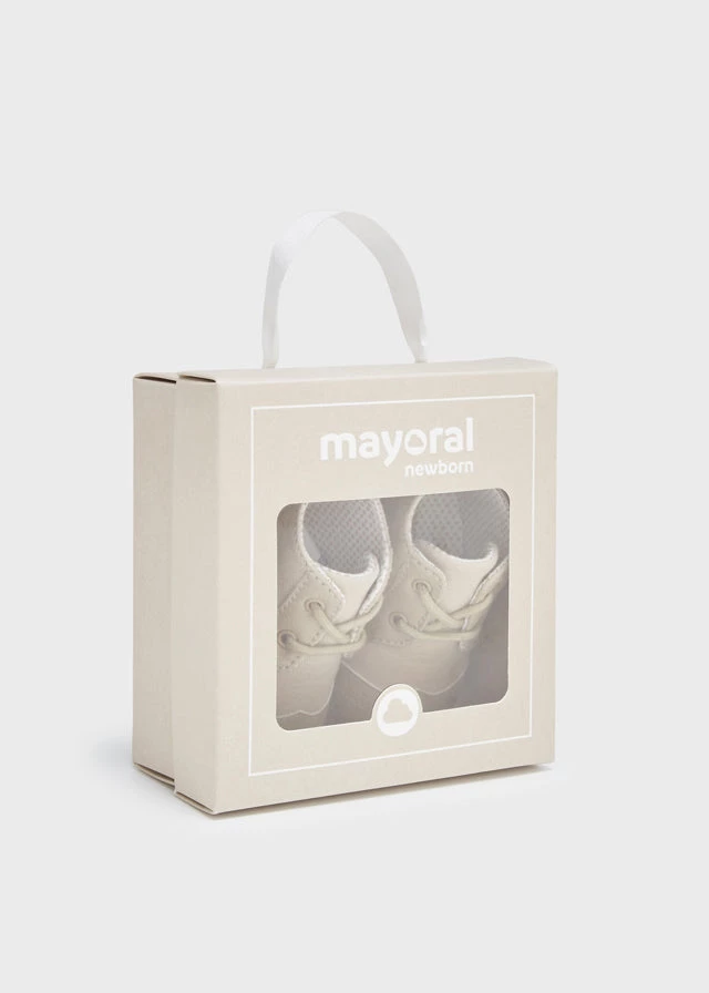 Mayoral Boys Shoes Natural Linen Laced Shoes 6 Mayoral Boys Shoes Natural Linen Laced Shoes