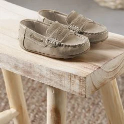 Mayoral Boys Shoes Leather Tan Loafers