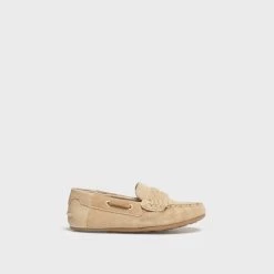 Mayoral Boys Shoes Leather Tan Loafers