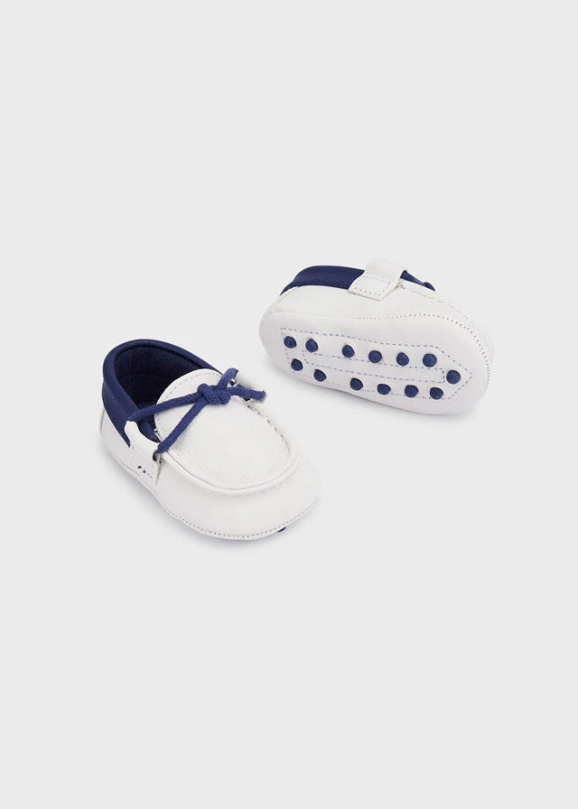 Mayoral White And Navy Blue Moccasins Boys Shoes 3 Mayoral White And Navy Blue Moccasins Boys Shoes