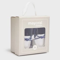 Mayoral White And Navy Blue Moccasins Boys Shoes 10 Mayoral White And Navy Blue Moccasins Boys Shoes