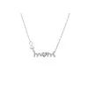 KaterinasDesigns Sterling Silver 925 Mom Crystal Heart Necklace 2 KaterinasDesigns Sterling Silver 925 Mom Crystal Heart Necklace