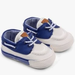 Mayoral Blue And White Soft Sole Shoes Boys Shoes