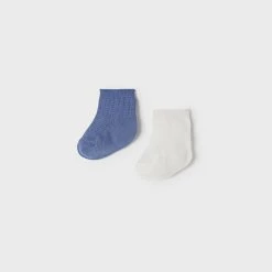 Mayoral Accessories Paris Blue Socks- Set Of 2
