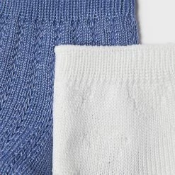 Mayoral Accessories Paris Blue Socks- Set Of 2