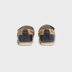 Mayoral Leather Navy Blue And Tan Boat Shoe 9 Mayoral Leather Navy Blue And Tan Boat Shoe