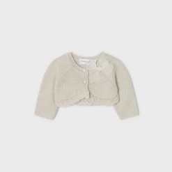 Mayoral Champagne Pearl Cardigan Girls